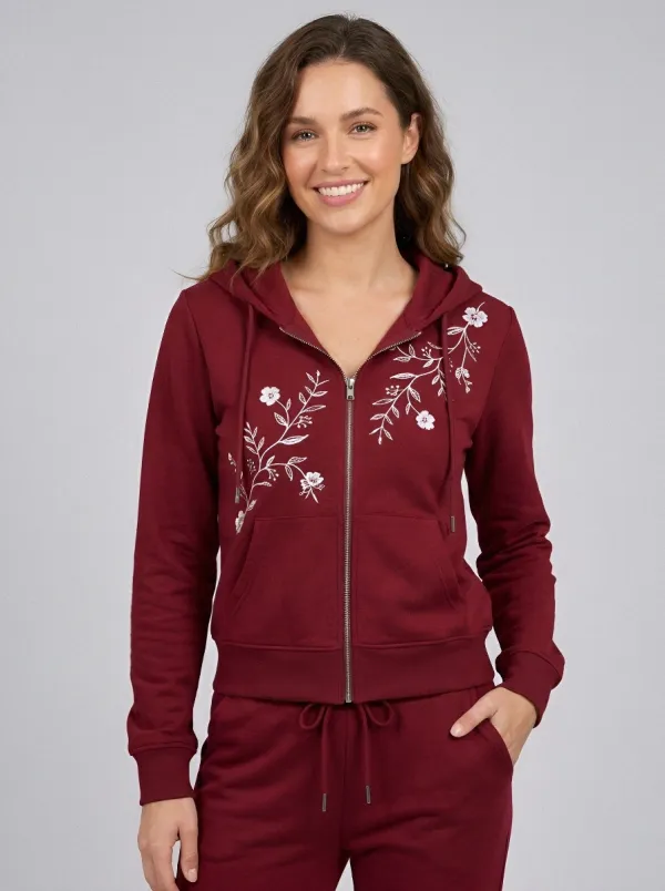 Women's Sage Green Classic Zip-Up Hoodie Jacket & Jogger Set