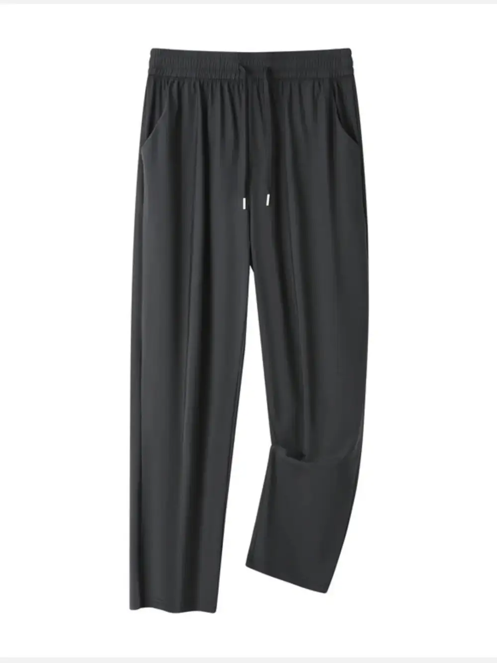 Men's Plus Size Casual Drawstring Wide Leg Pants