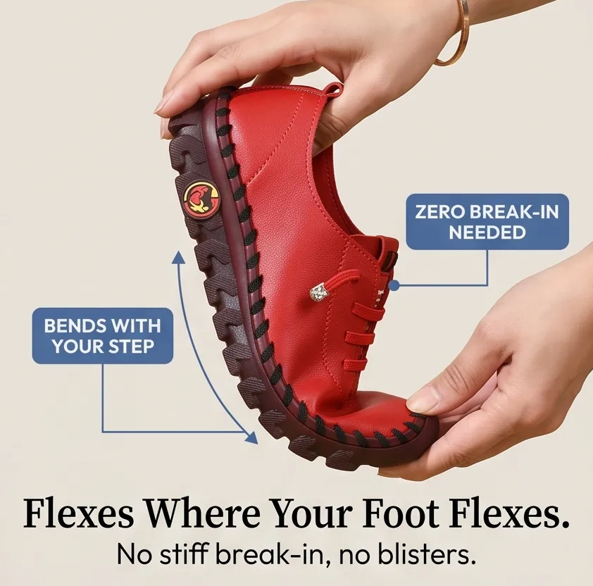 Hand-stitched PU Loafers