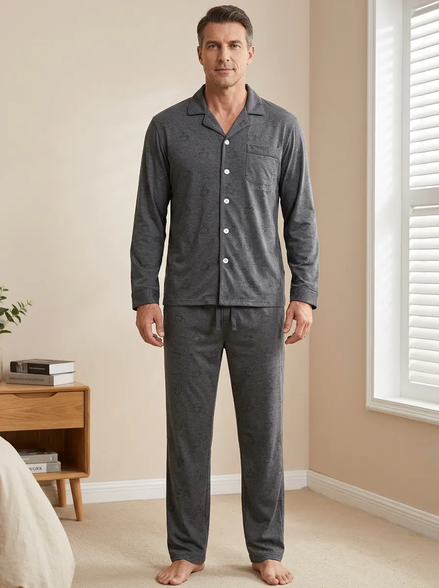 Refined Edition Classic Men's Pajama Set