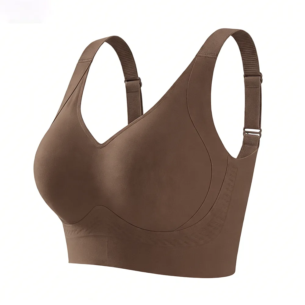Plus Size Back Fat Smoothing Jelly Bra