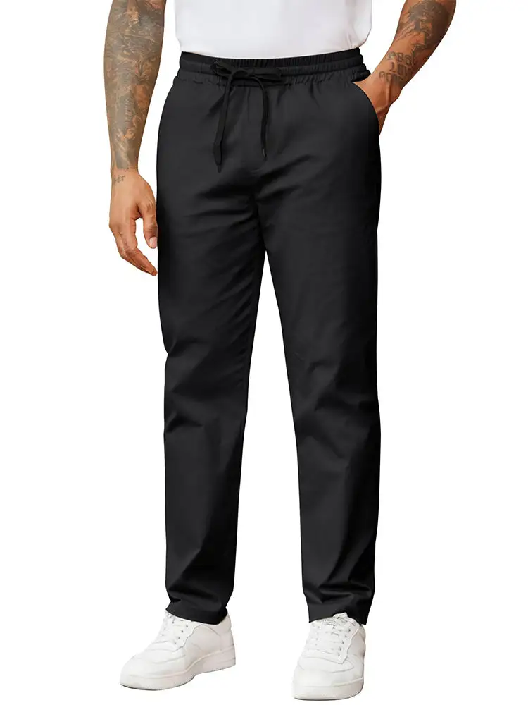Utility Drawstring Waist Chino Pants