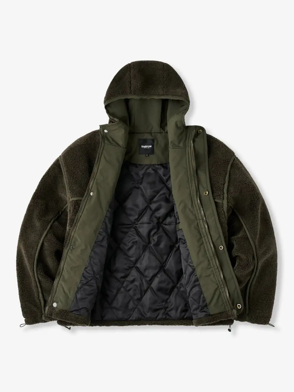Men's Quilted Fleece Lined Casual Jacket