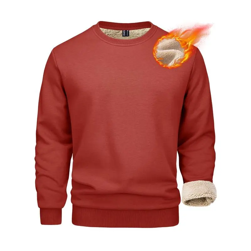 🧥 Men’s Sherpa Lined Sweatshirt – Cozy Warmth, Everyday Style