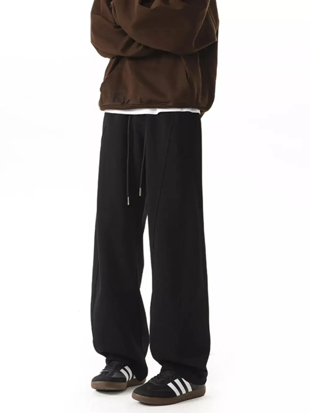 Refined Men's Plus Size Drawstring Wide Leg Pants