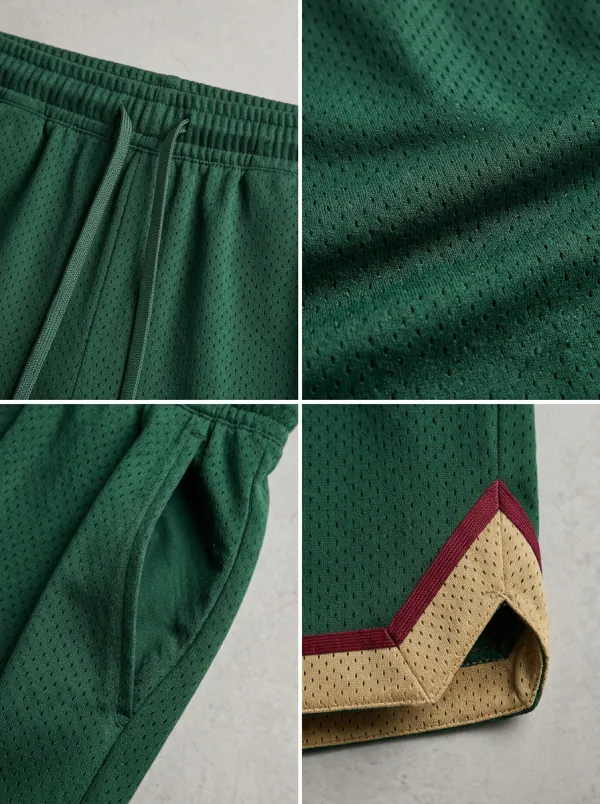 Versatile Mesh Detail Wardrobe Men's Basketball Shorts