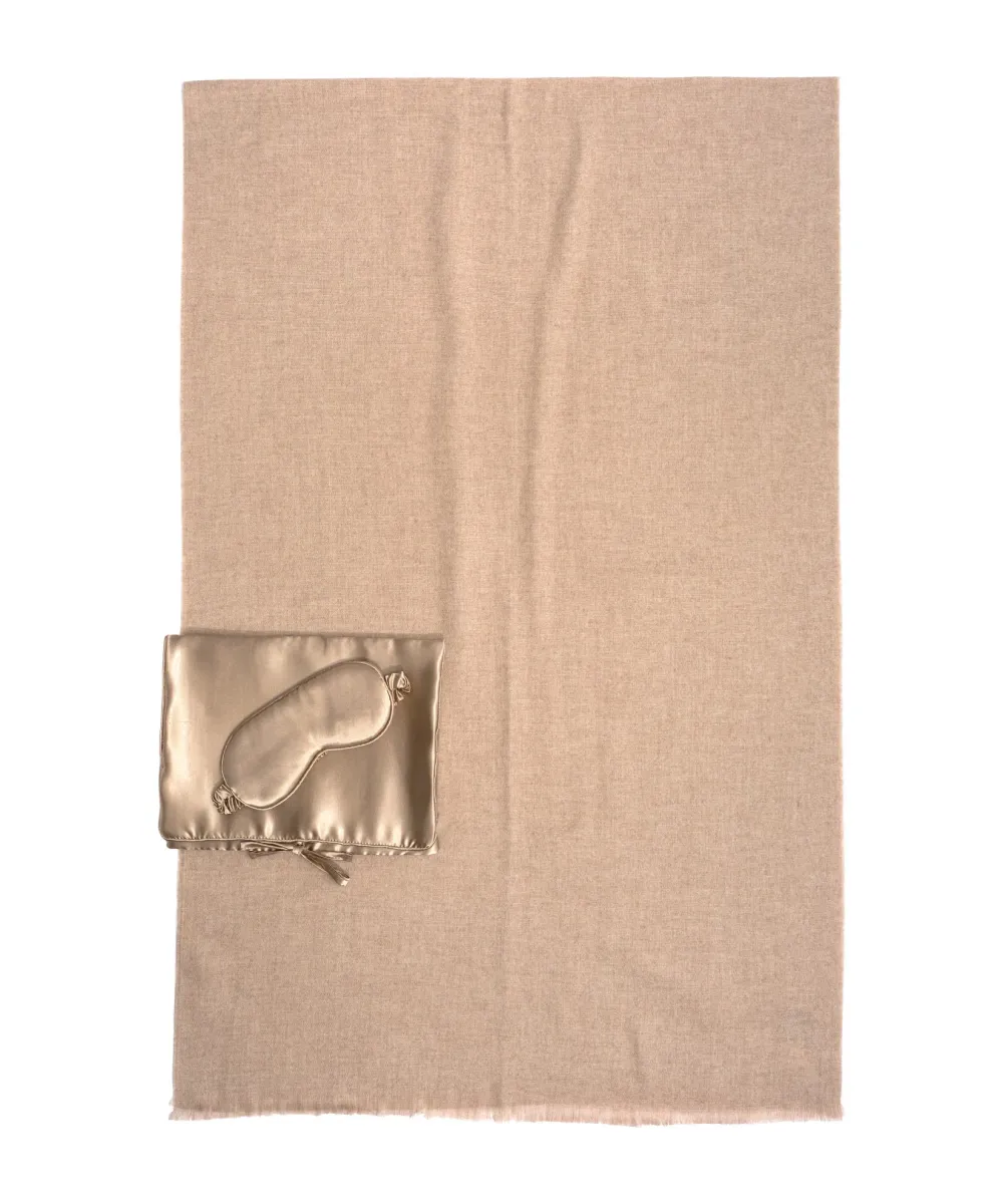 Plain Casual Style Travel Wrap Set