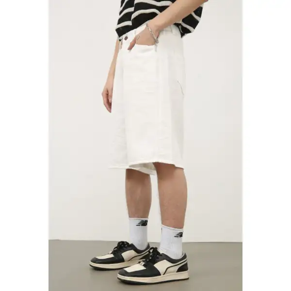 Refined Men's Mid Rise Denim Shorts