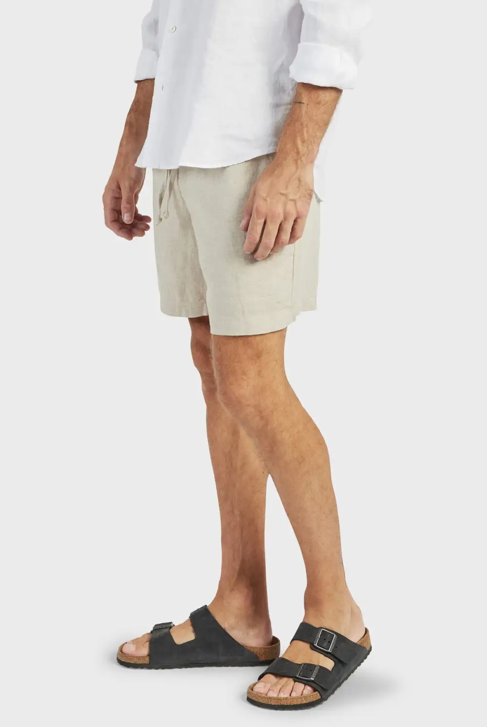 Riviera Linen Short- Navy