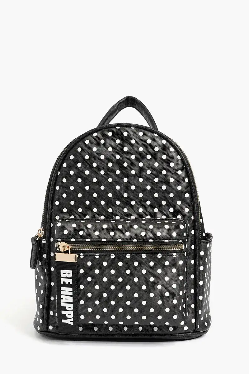 Polka Dot Everyday Casual Backpack