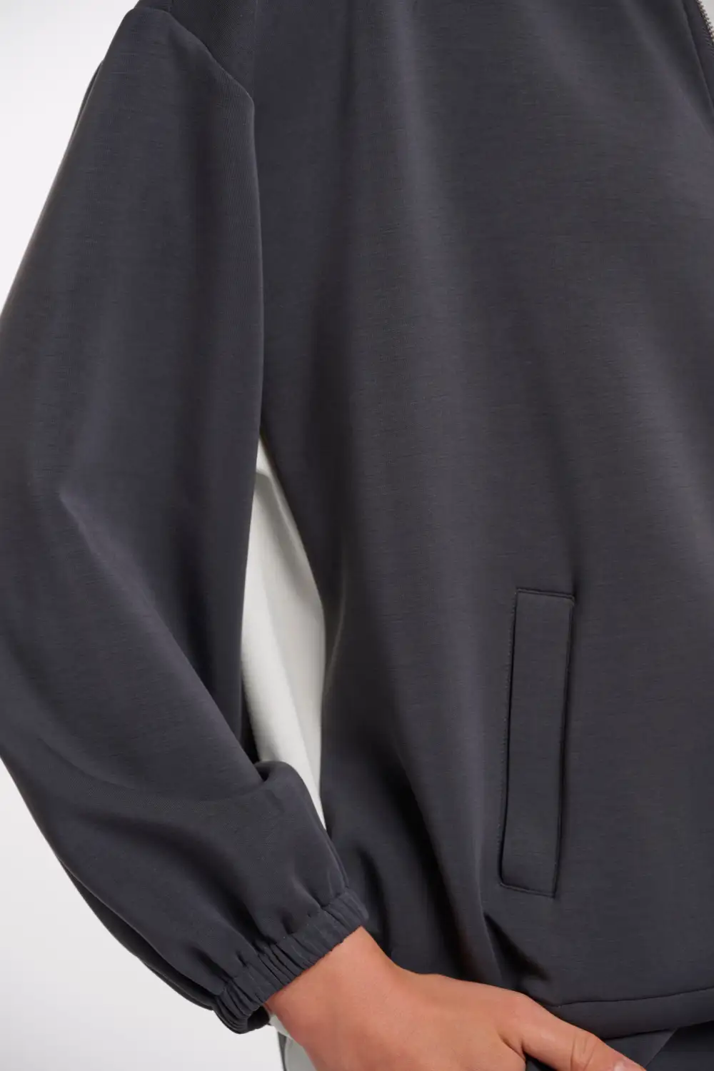 Dark Navy Zip Jacket