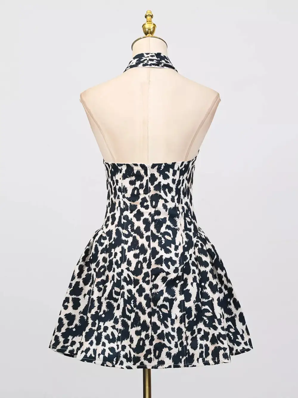Animal Print Mini Dress