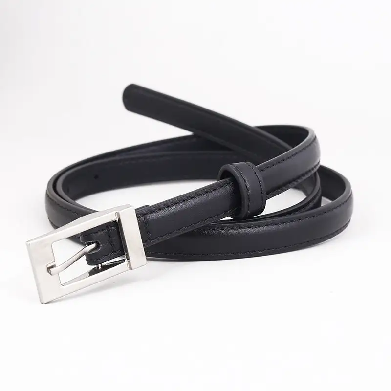 Metal Buckle Leather Belt