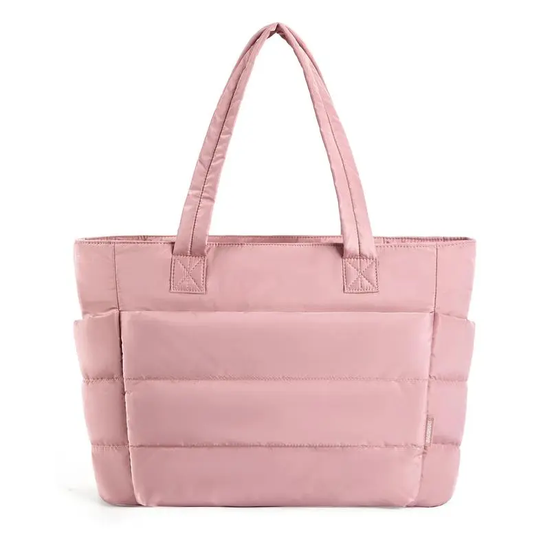 👜✨ 🔥 Fall Sale – 40% OFF! 🔥 Lightweight Puffy Tote Bag with Compartments for Women Soft. Spacious. Stylish.