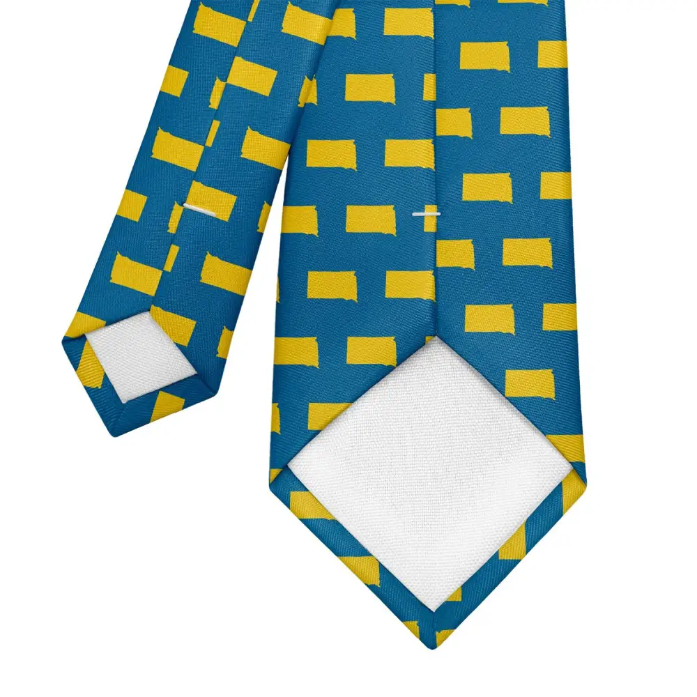 Timeless Outline Emblem Detail Necktie