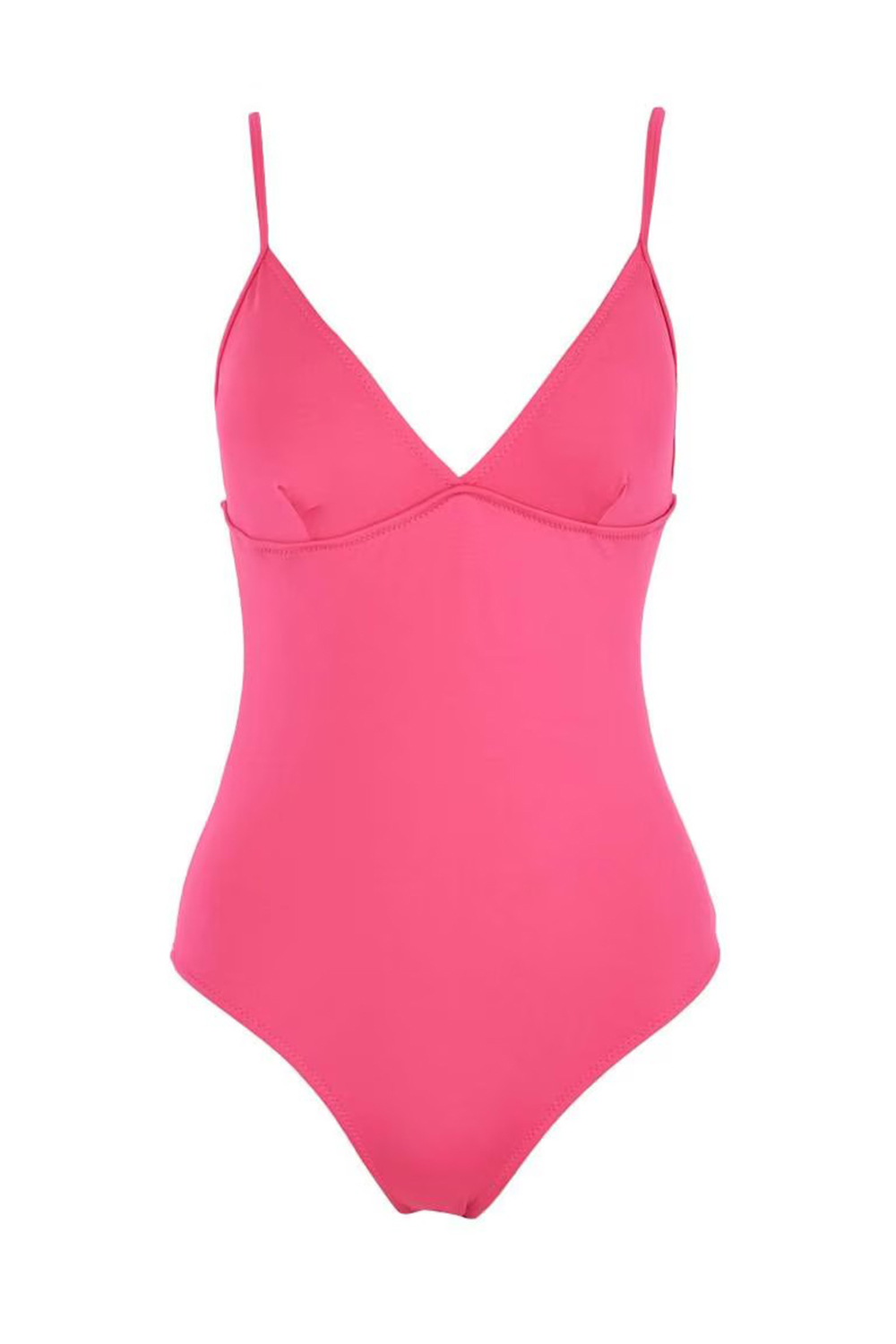 Fashionable Solid Women's Swimsuit