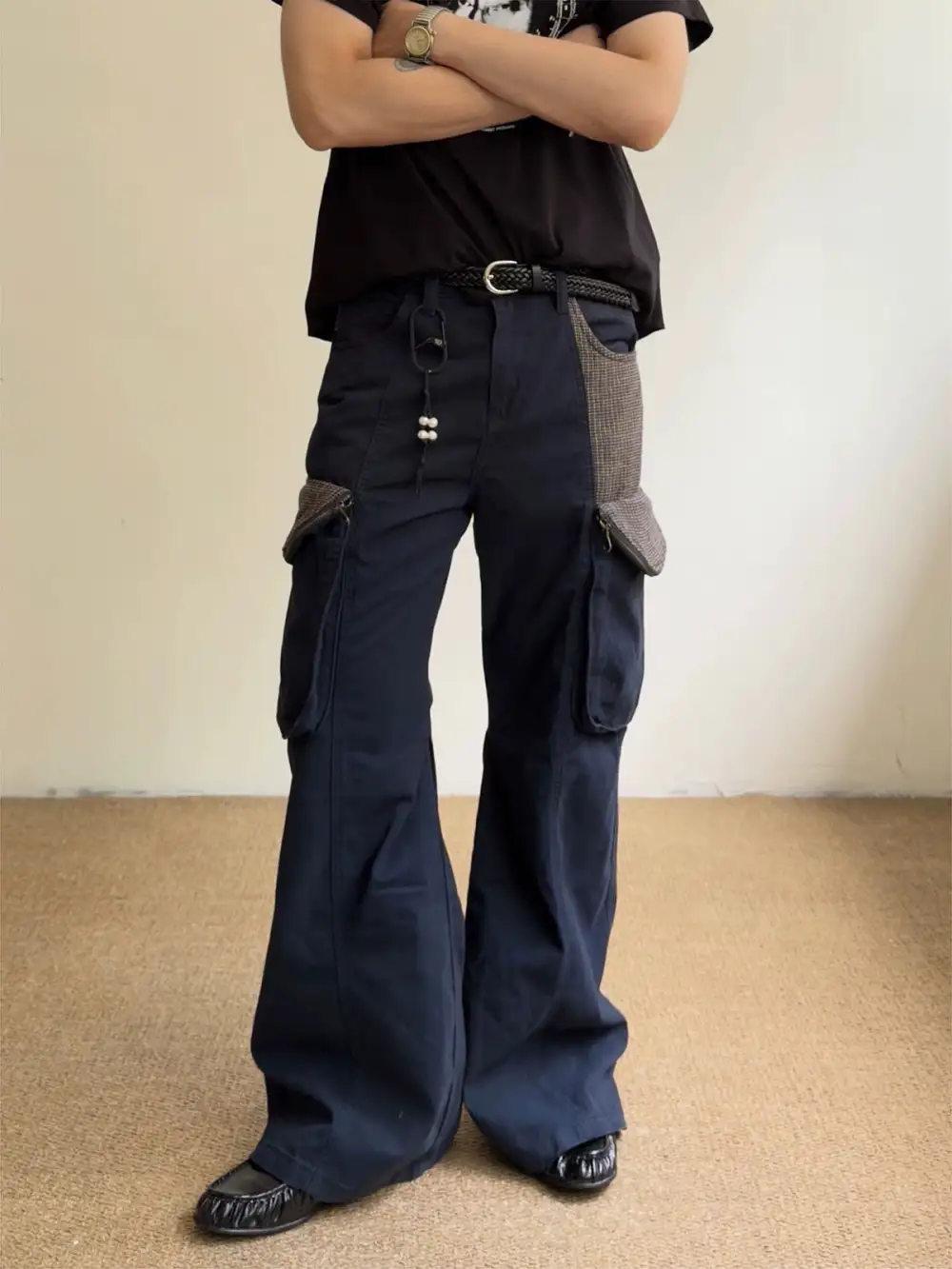 Everyday Plaid Cargo Pants