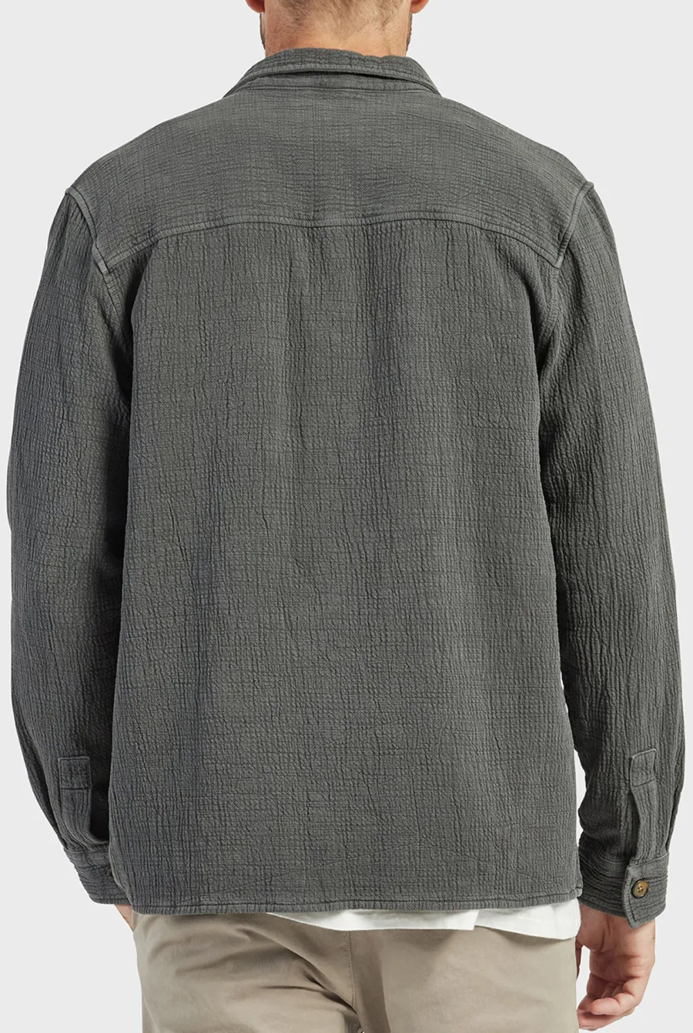 Charter Overshirt-Titanium grey