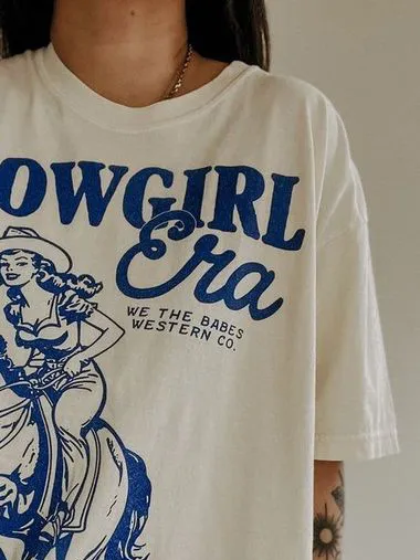 Cowgirl Era Horse Riding Graphic Tee