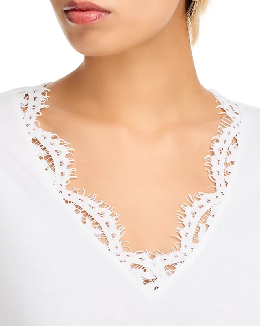 Elegant Style V-Neck Tees