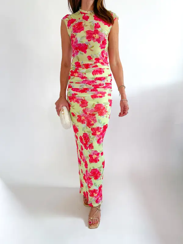 Printed Floral Skirt