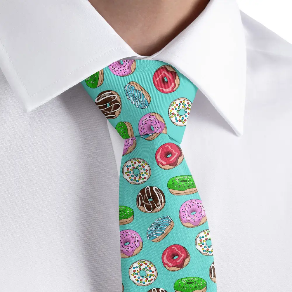 Donut Pattern Necktie