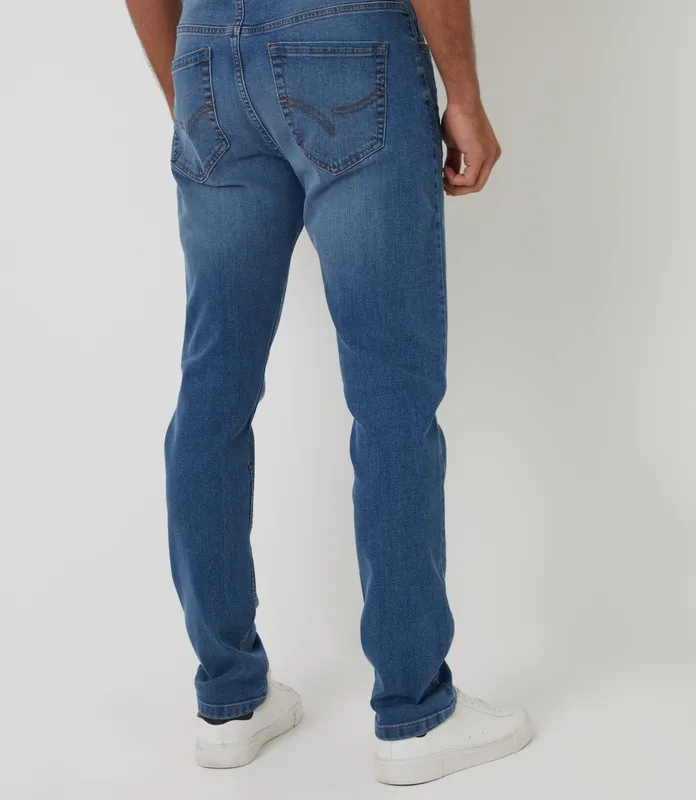 Light Wash Slim-Fit Jeans