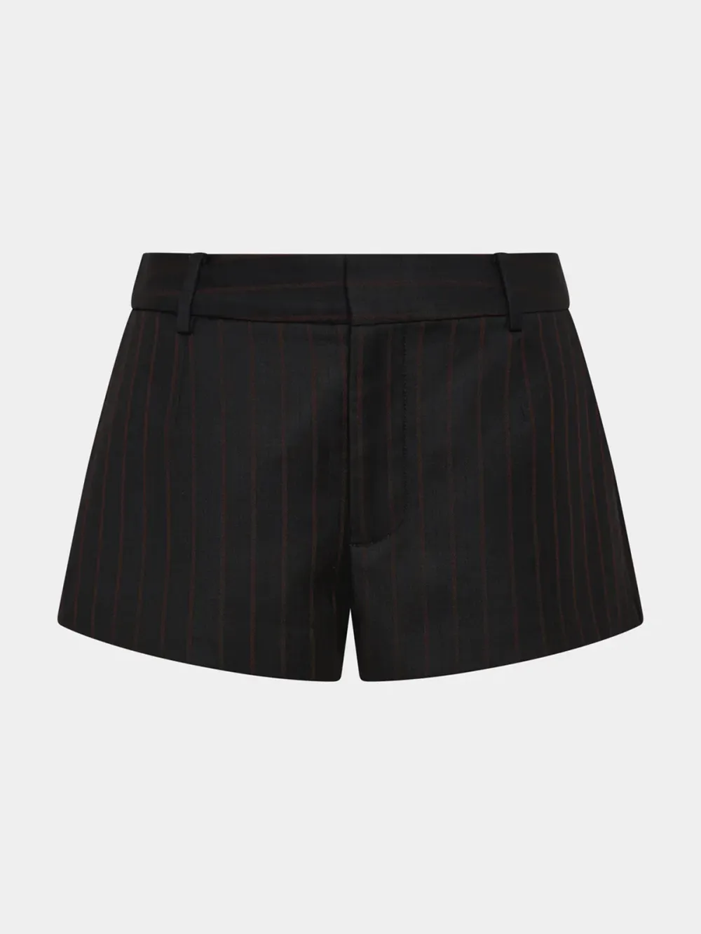Casual Style Red Pinstripe Short