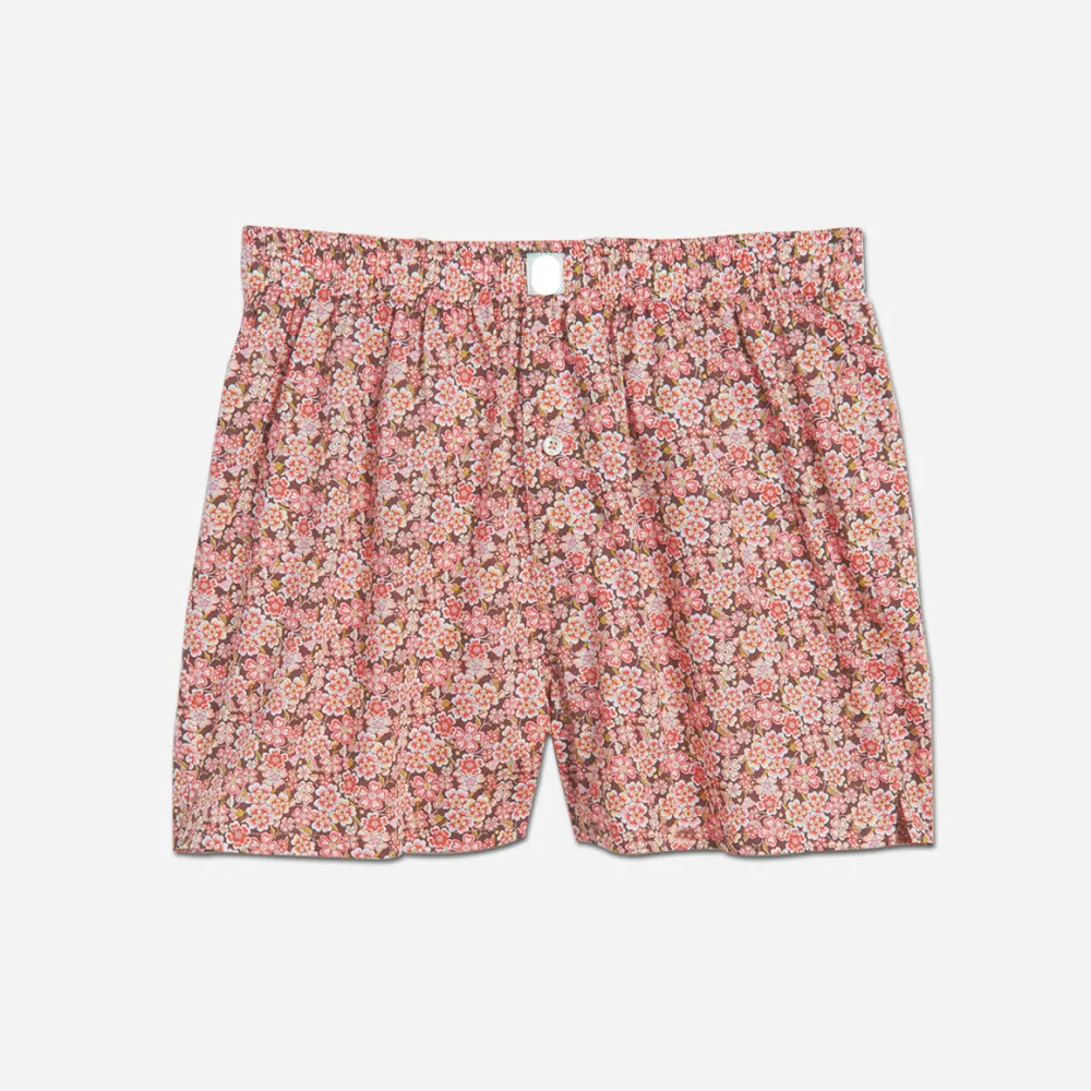 Unisex Liberty Print Floral Cotton Boxer