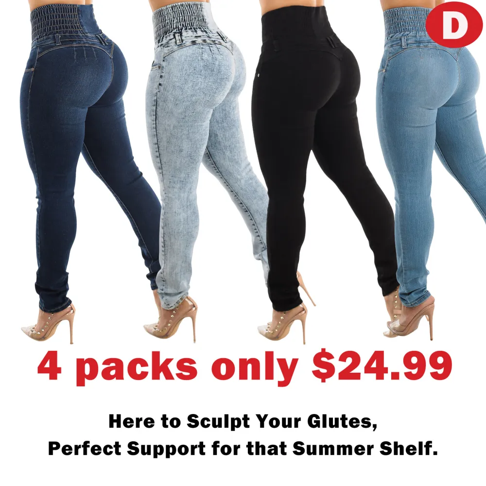 Butt Lift High Waist Stretchy Skinny Jeans