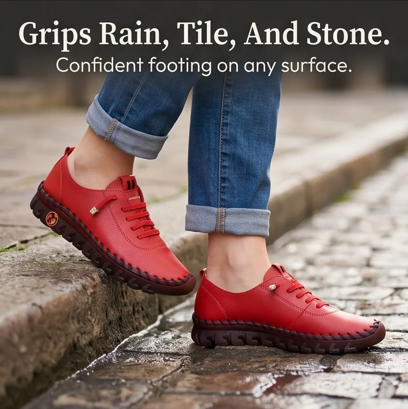 Hand-stitched PU Loafers