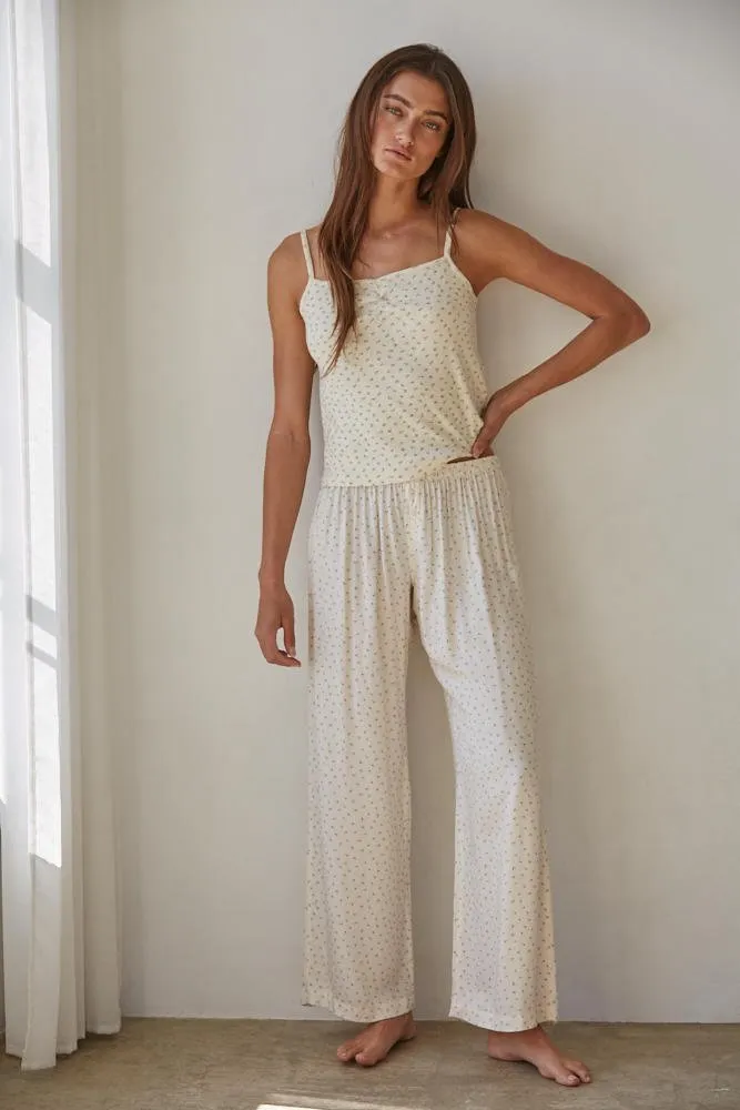 Tailored Floral Lounge Pants