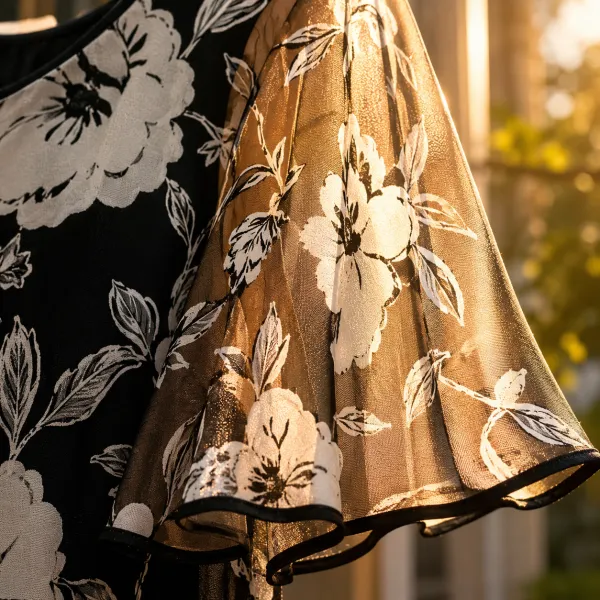 Floral Chiffon Sheer Midi Dress