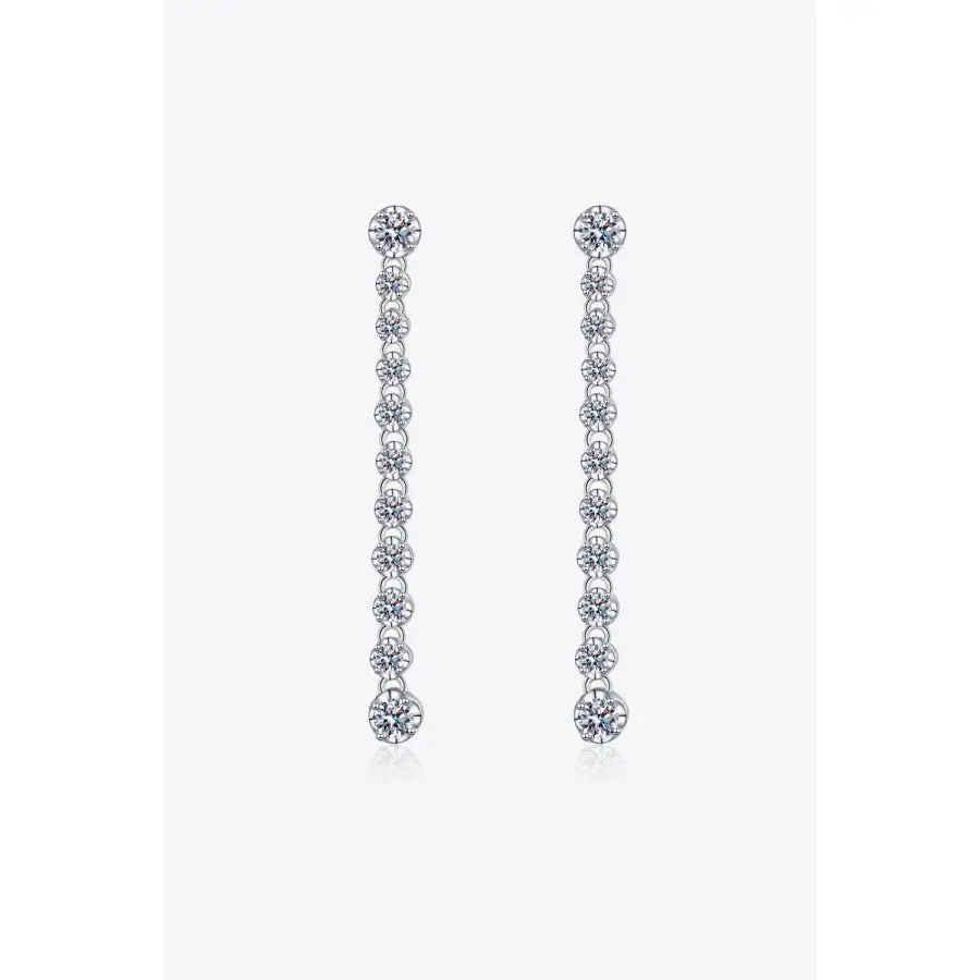 Moissanite Long Earrings