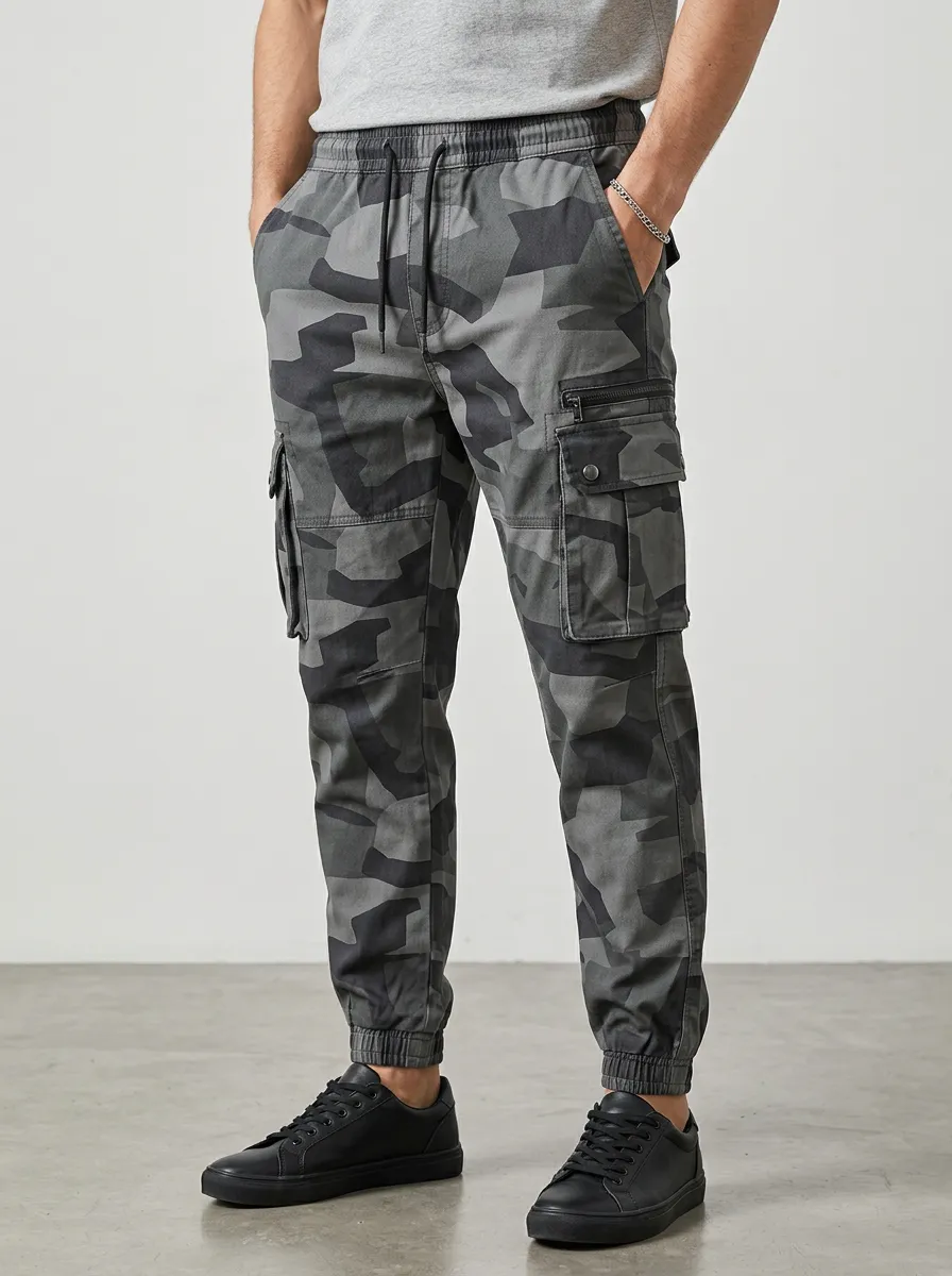 Urban-Tactical Camouflage Urban Camouflage Cargo Pants
