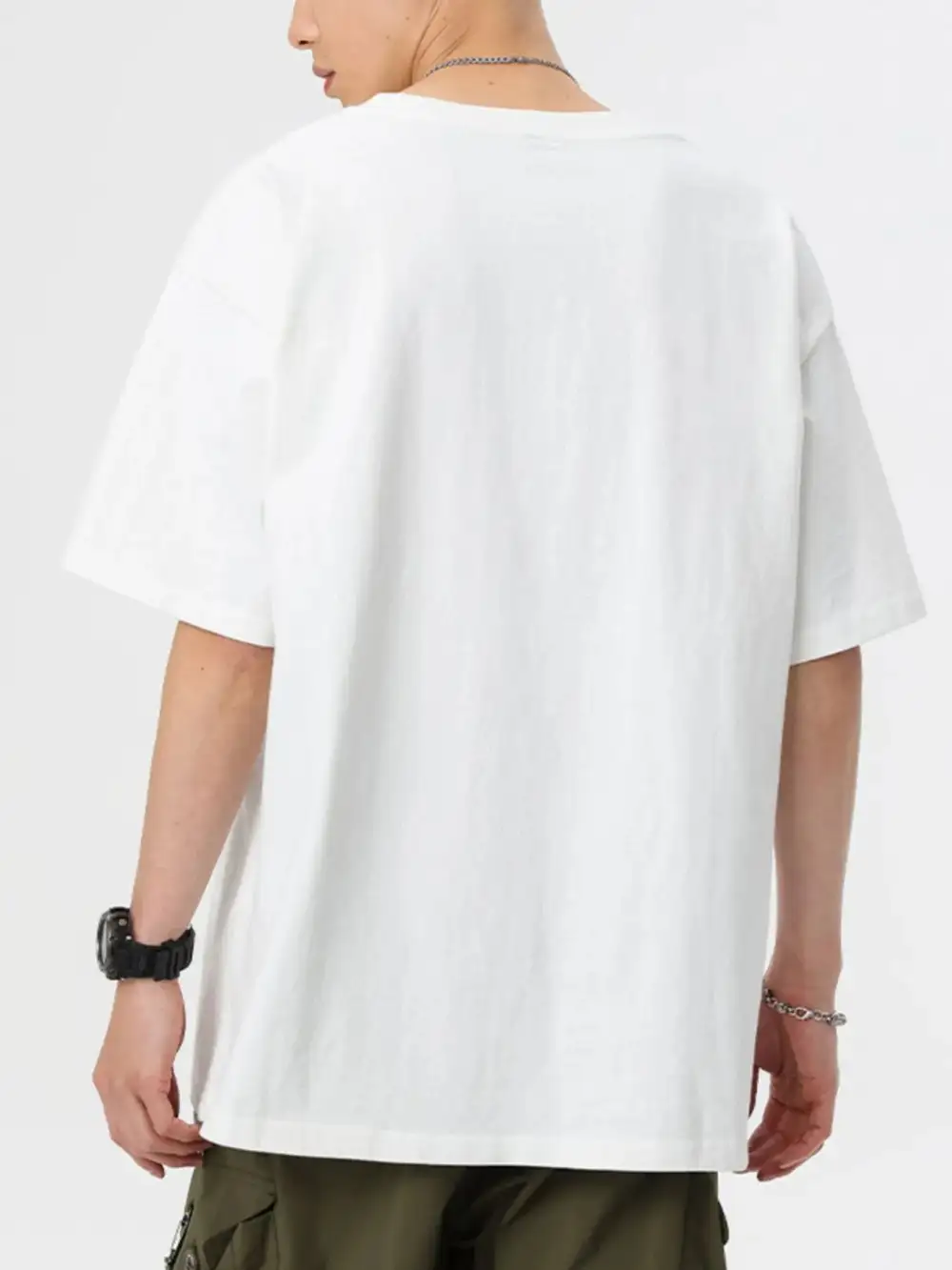 Round-Neck Half-Sleeve T-Shirt