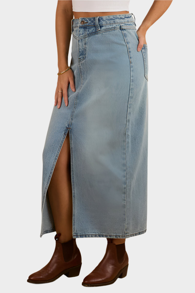 Women's Panel Detail Classic Skirt