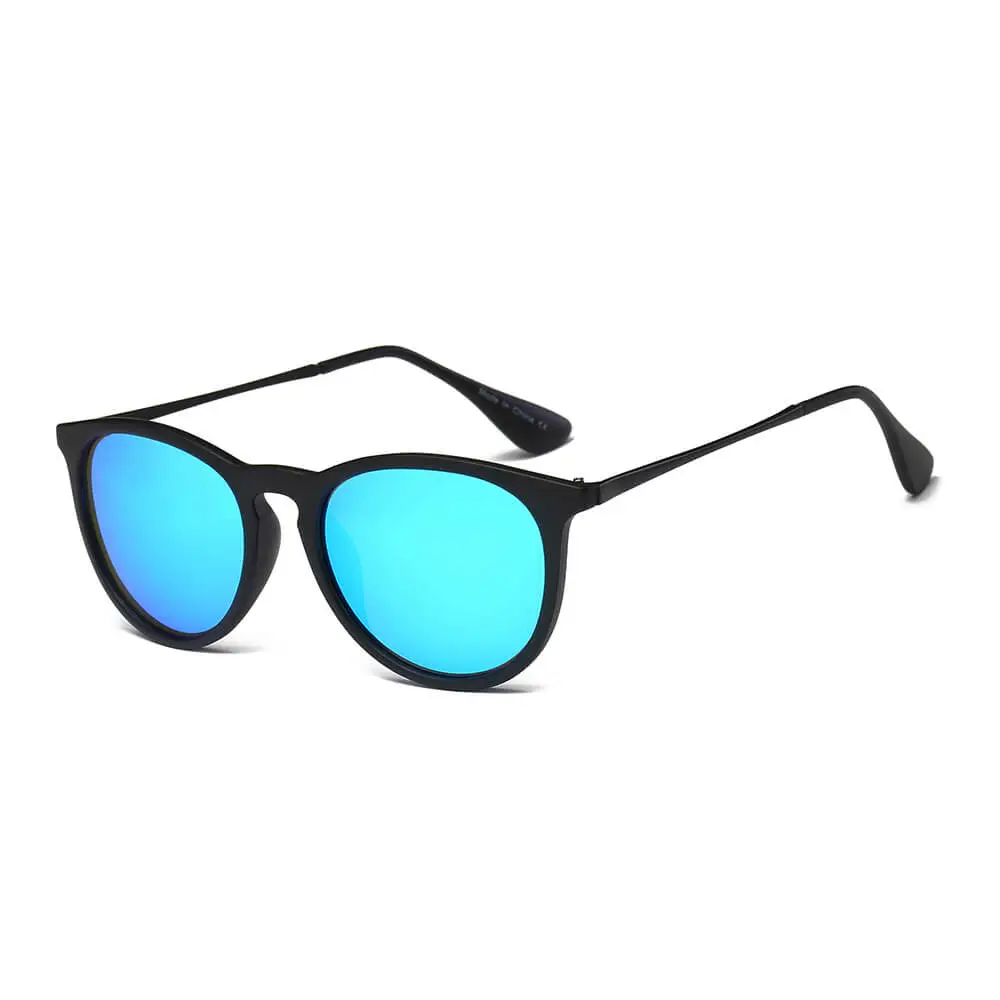 Narrow Round Frame Sunglasses