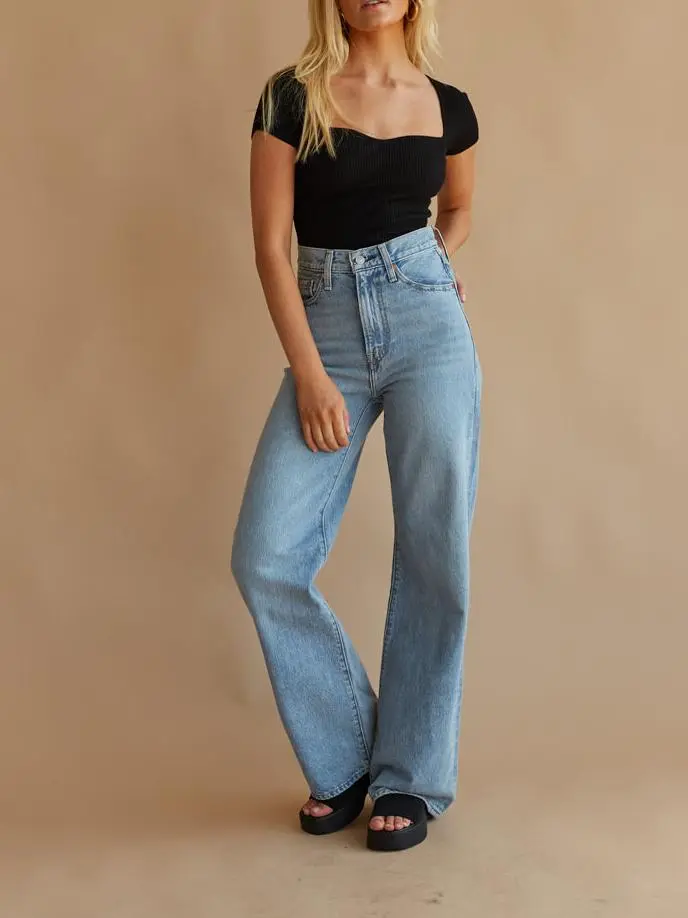 Ribcage Wide Leg Jeans Far and Wide