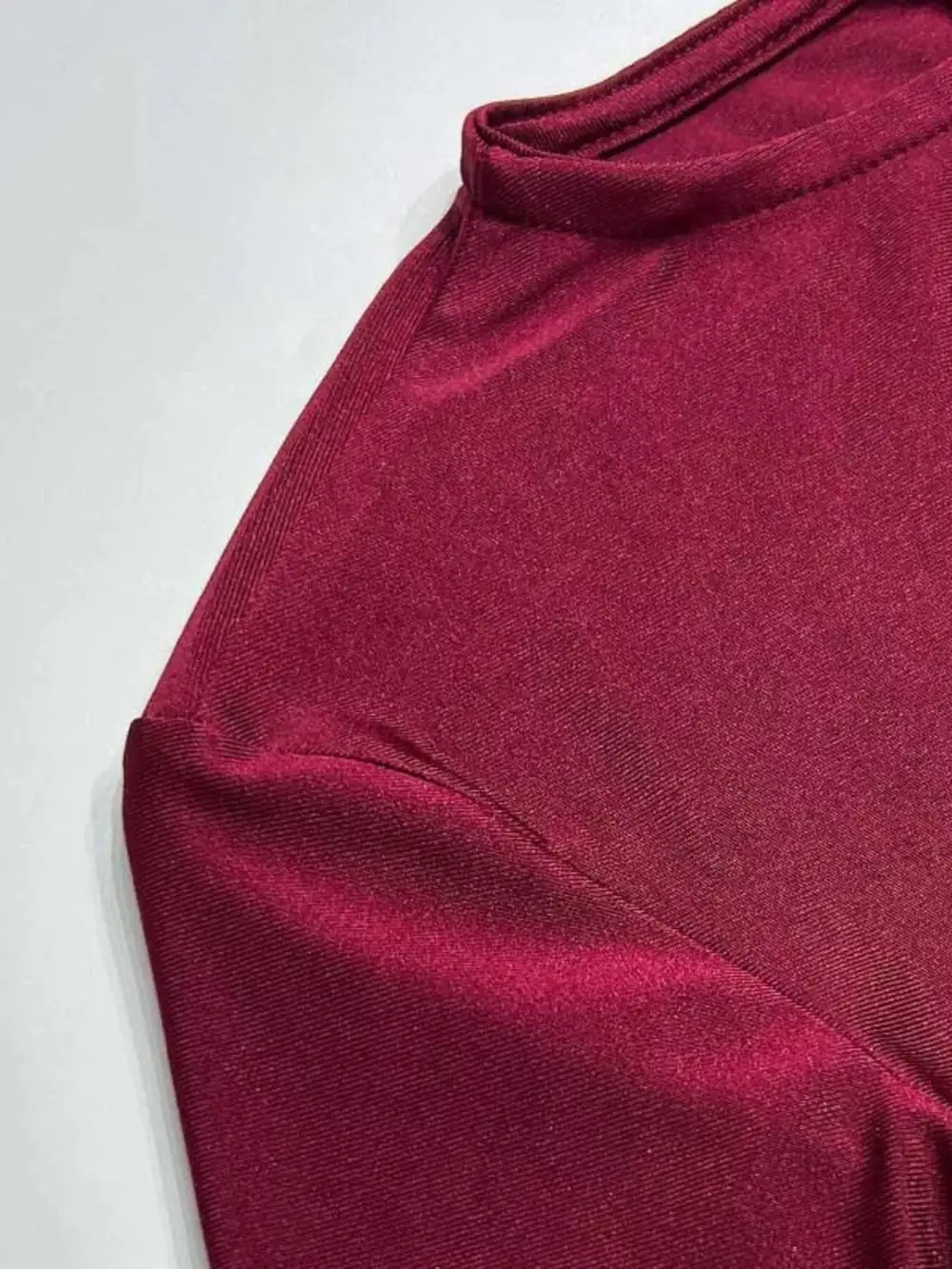 Lightweight Feel Ruched Long Sleeve Maxi Dress