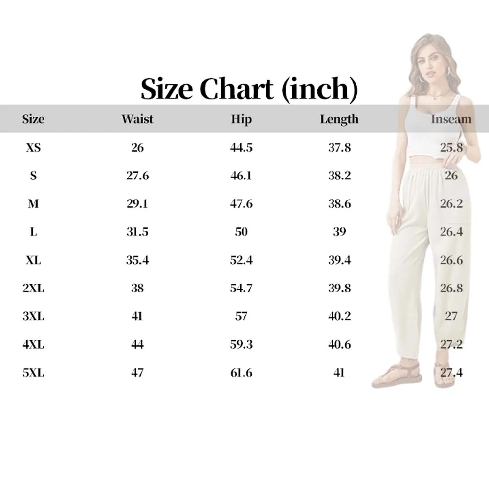 Elasticated Harem Palazzo Pants