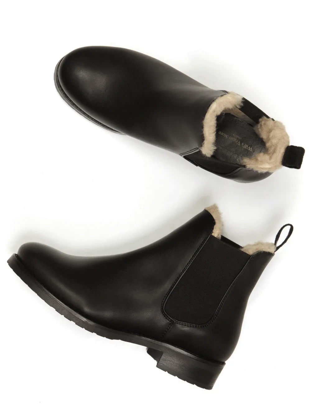 Women's Understated Modern Insulated Vegan Leather Chelsea Boots