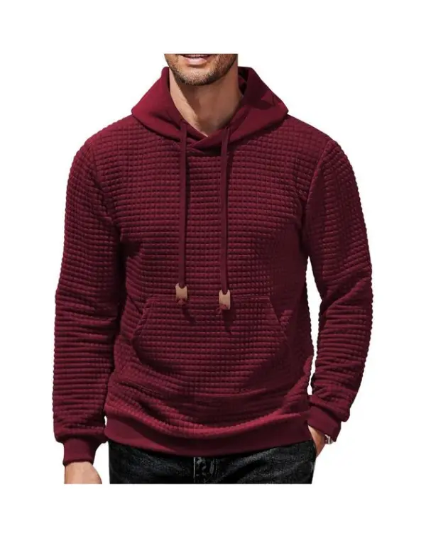 🧥 Men’s Wool Beige Hooded Sweatshirt – Stay Warm in Style This Winter ❄️ Limited-Time Offer — 45% OFF Today Only!