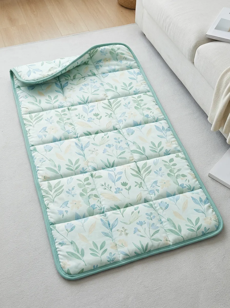 Everyday Botanical Floral Pattern Pattern Cooling Mat