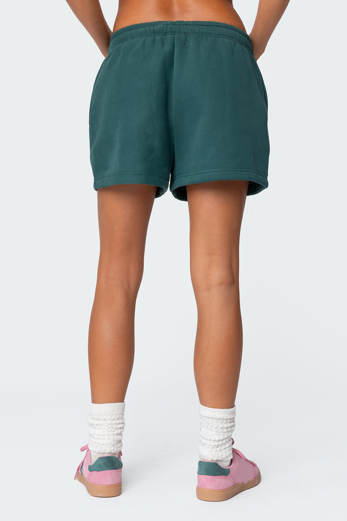 Solid Color Sweat Shorts