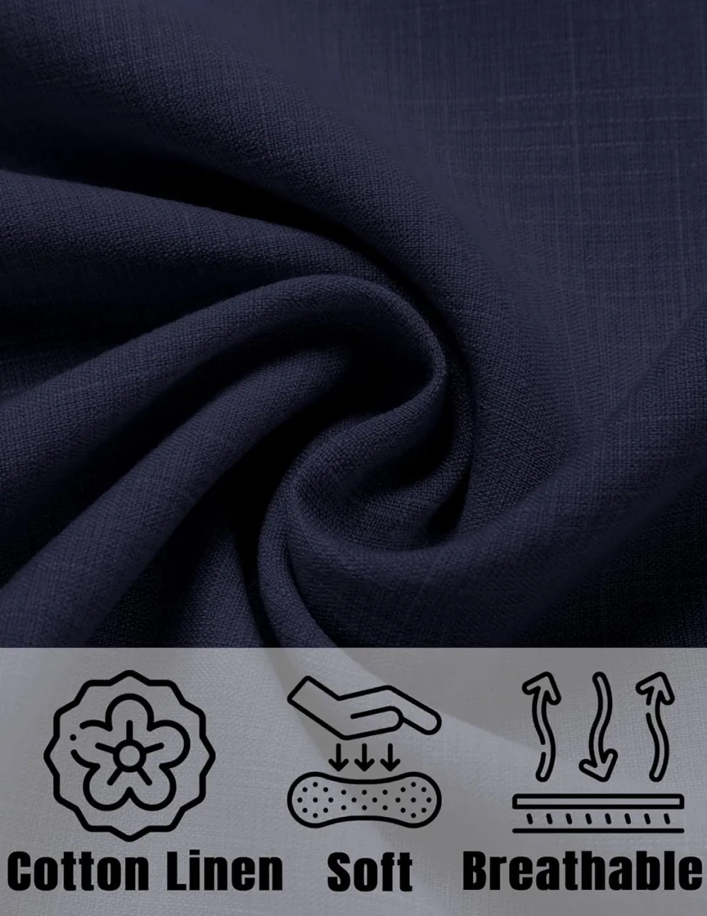 Men's Linen Shirts Short Sleeve Casual Shirts Button Down Shirt for Men Beach Summer Wedding Shirt