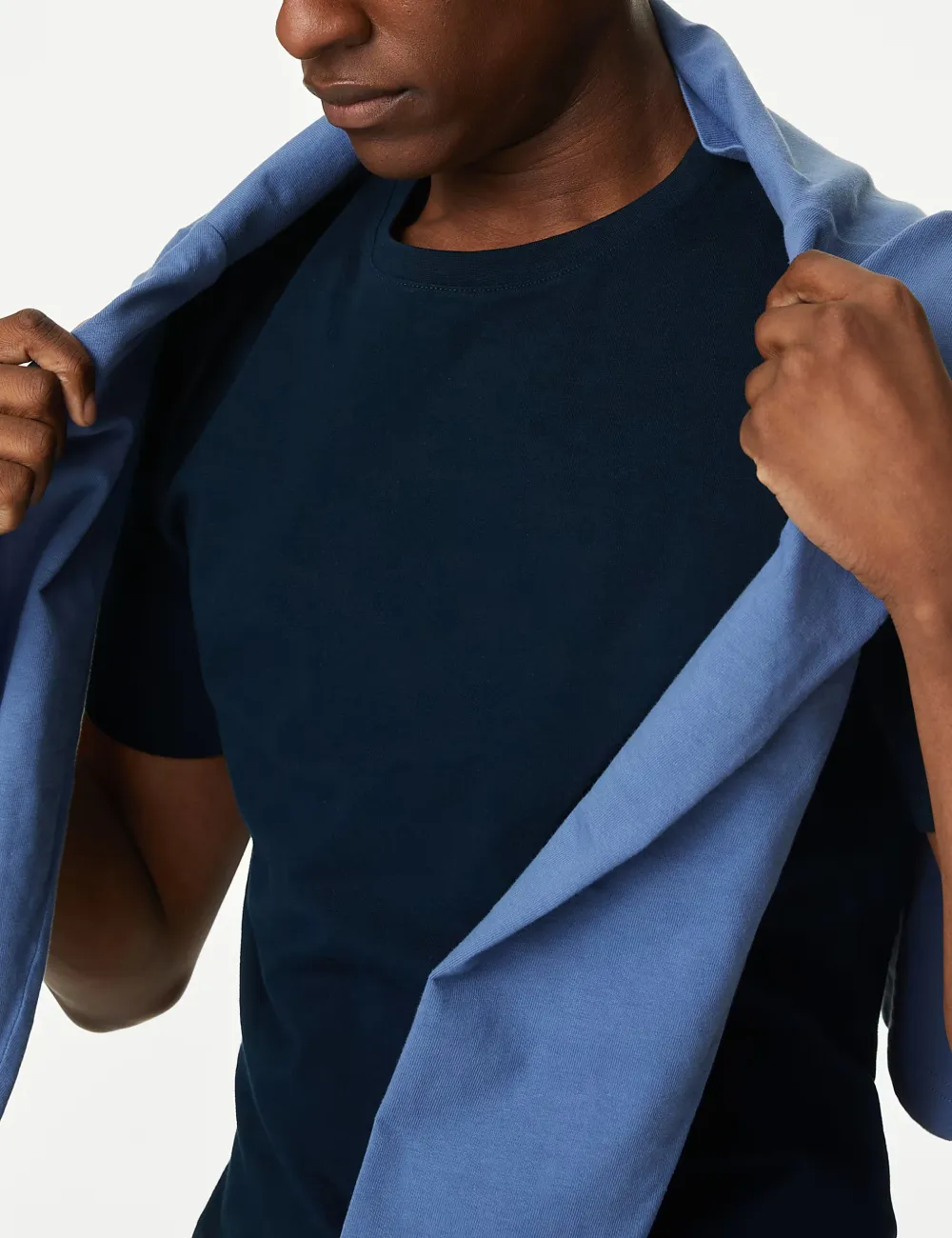 Pure Cotton Crew Neck T-Shirts
