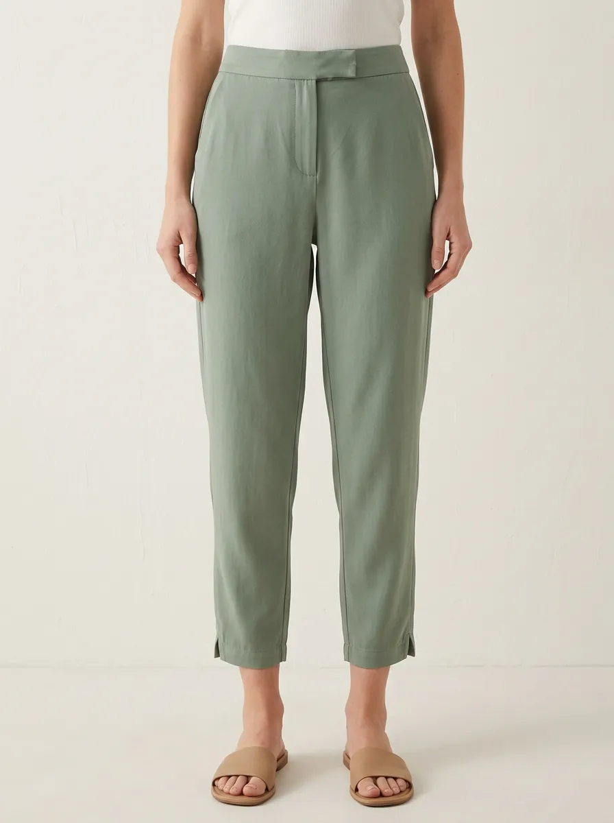 Relaxed Detail Women's Cropped Pants
