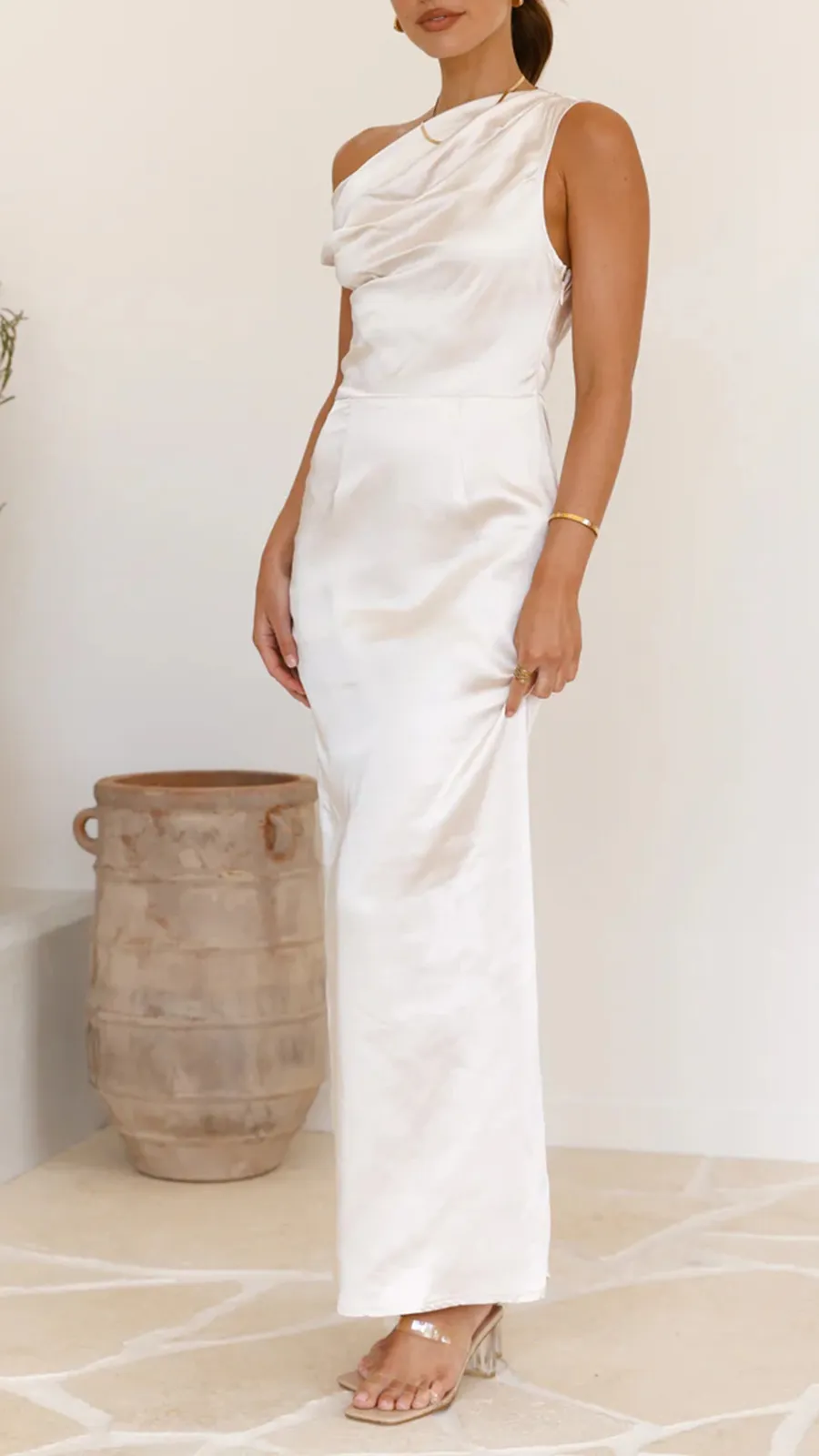 Off Shoulder Design Dress