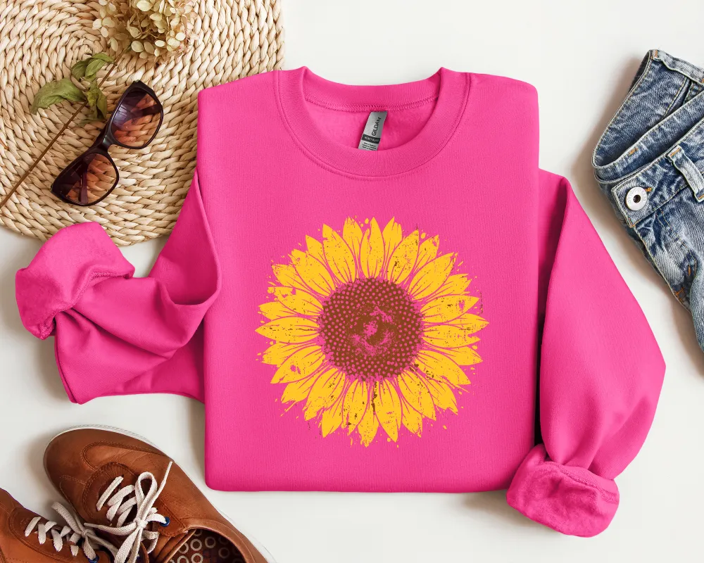 Sunflower Graphic Crewneck Sweatshirt